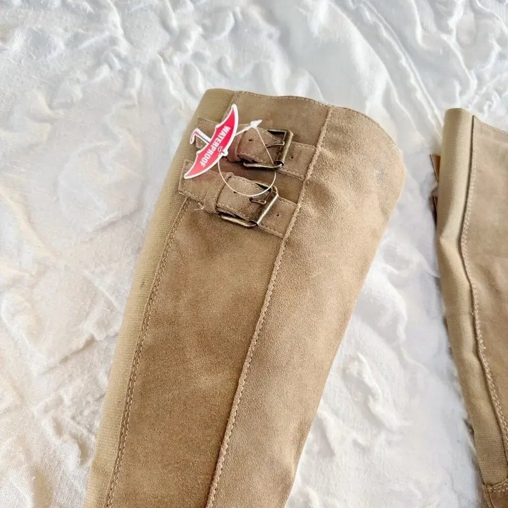 Blondo Reagan Waterproof Knee High Lug Boot Size 6 New